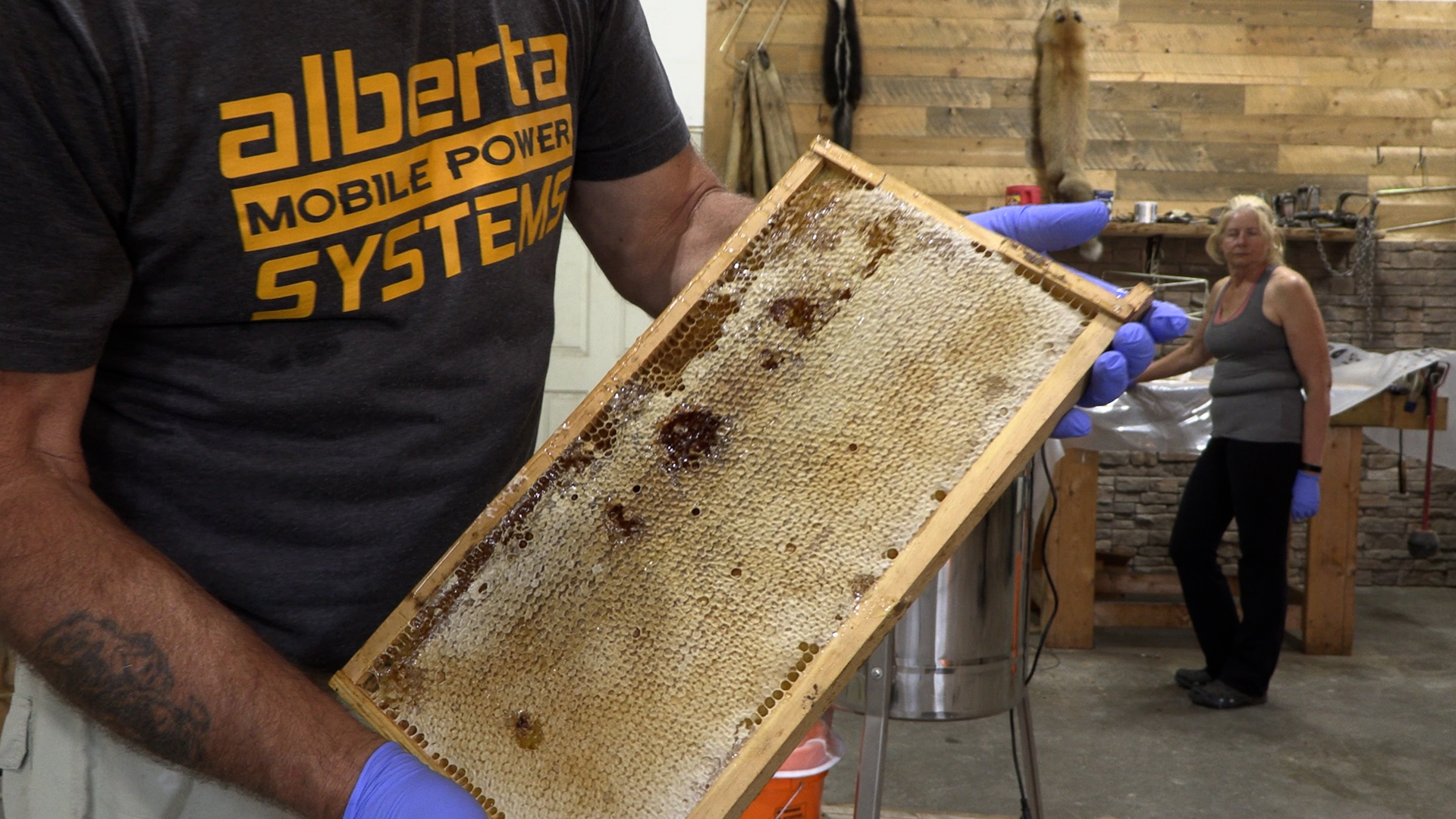 First Honey Pull!